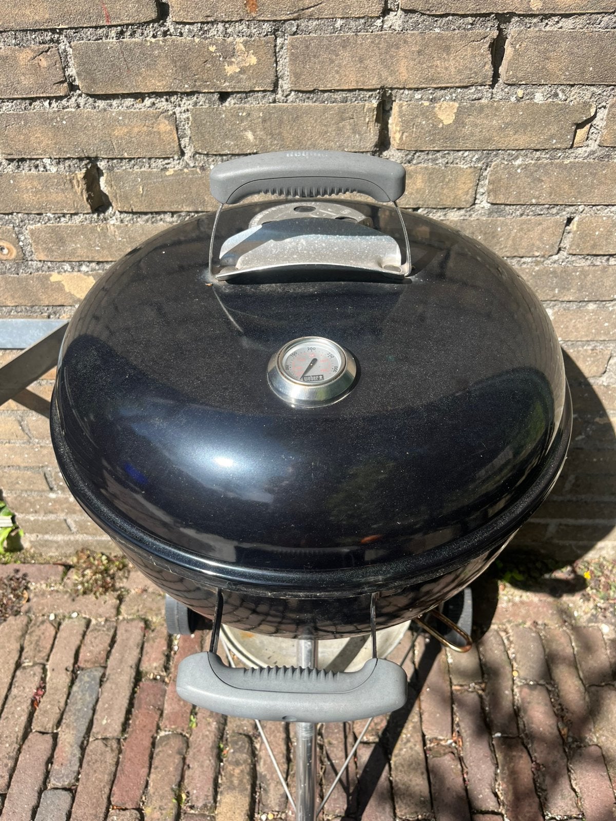 WEBER BBQ ORIGINAL KETTLE 47 CM BLACK, Tuin en Terras, Houtskoolbarbecues, Ophalen, Gebruikt