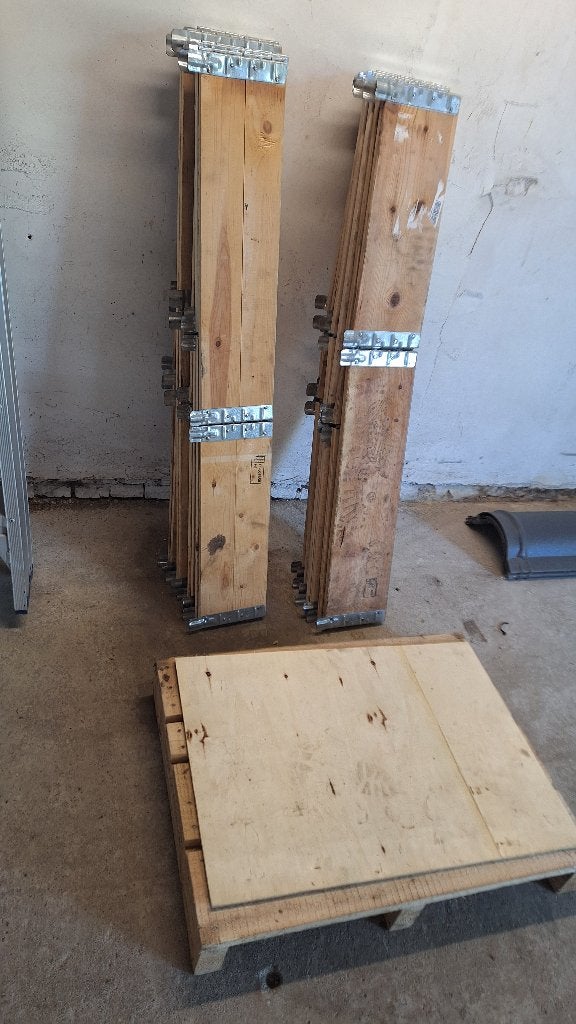 palletranden met mini pallet 80 x 60, Ophalen, Gebruikt, 100 cm of meer, 60 cm of meer