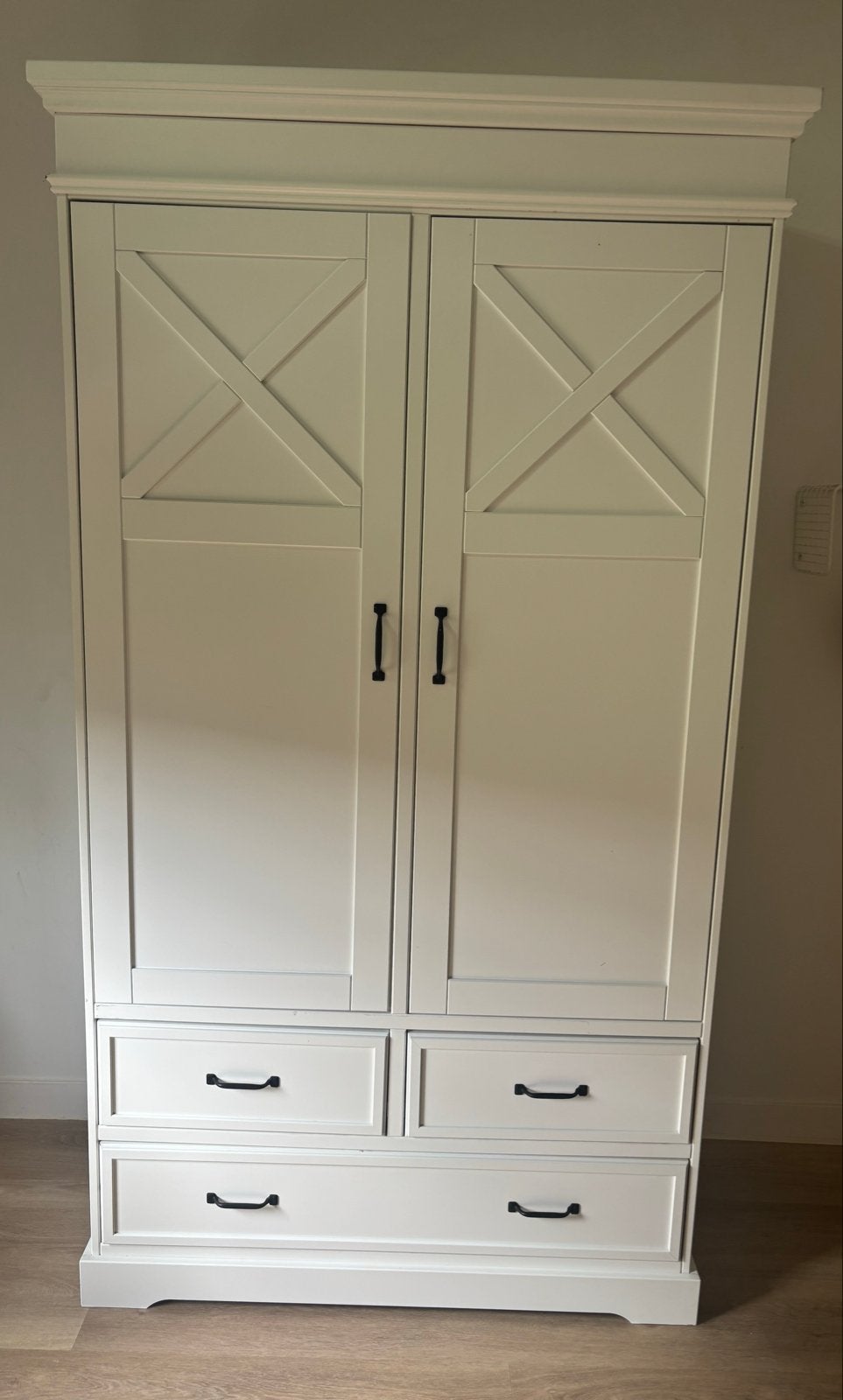 Savigno kledingkast babykamer wit Babypark, Ophalen, Gebruikt, Kast, 50 tot 70 cm