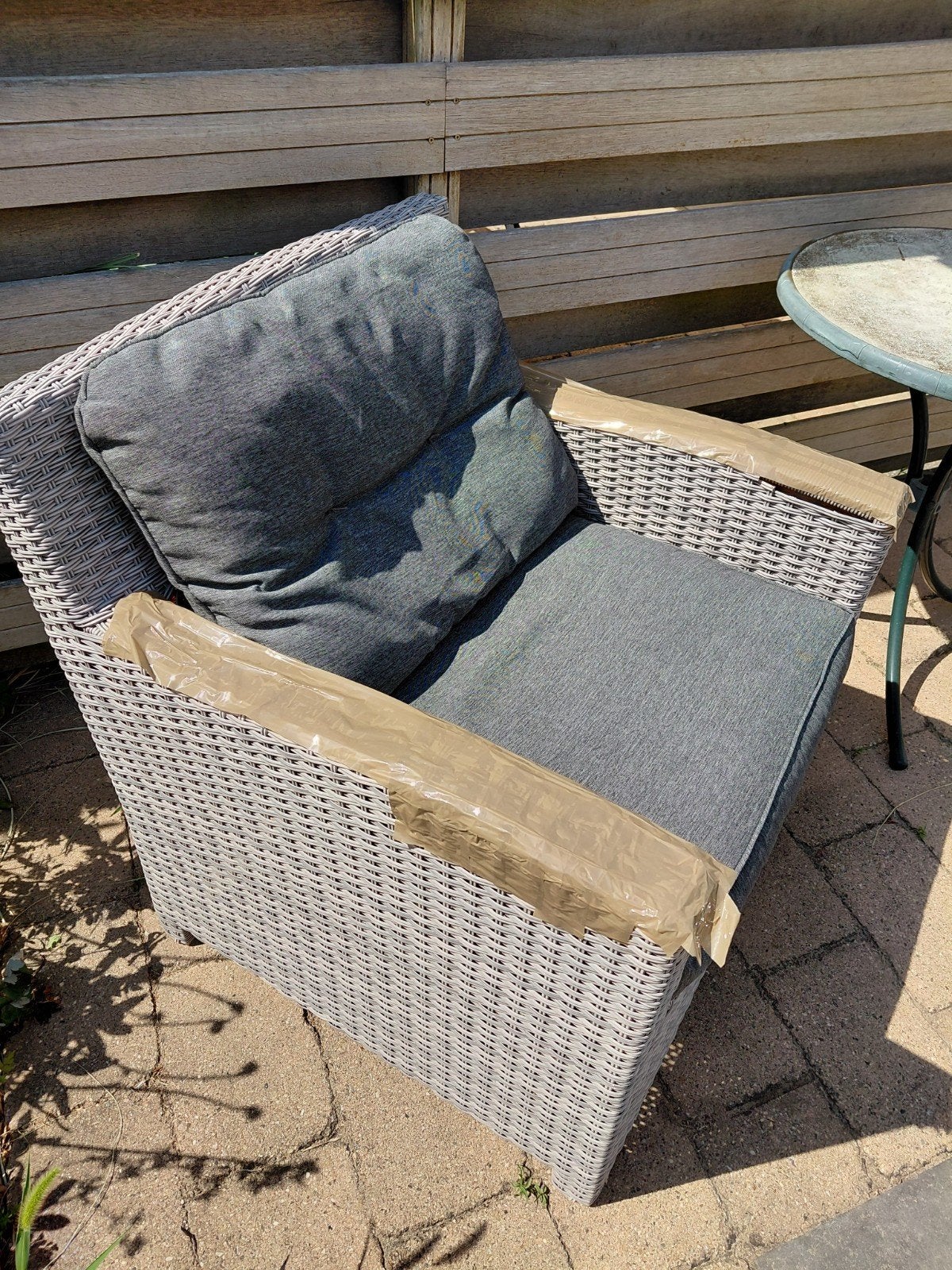 STOEL, Gebruikt, Wicker, Stoel, Ophalen