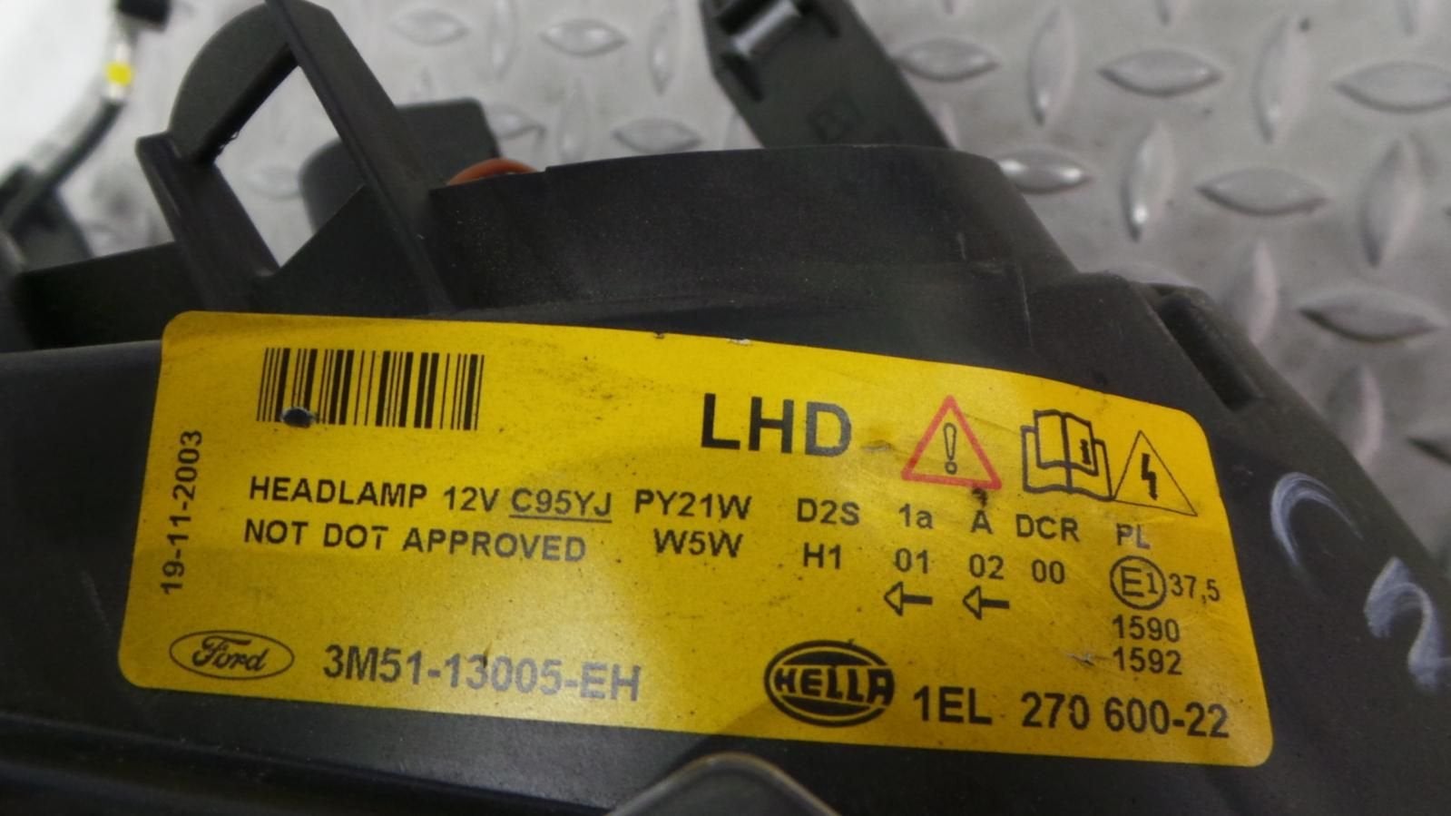 FORD FOCUS C MAX KOPLAMP R 2005, Auto-onderdelen, Verlichting, Ophalen of Verzenden, Gebruikt, Stiba lid