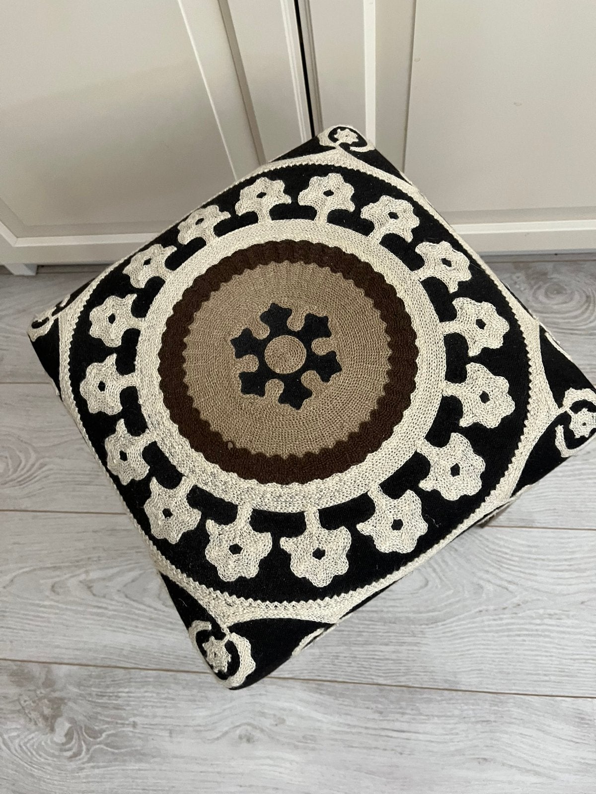 Decoratie krukje, Huis en Inrichting, Woonaccessoires | Wanddecoraties, Ophalen, Boho, Hout, Decoratieobject