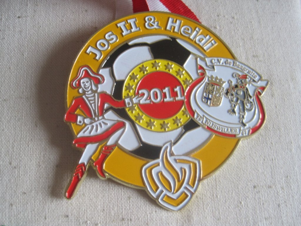 carnavals medaille cv de bergratte nijswijler, Ophalen of Verzenden, Overige materialen