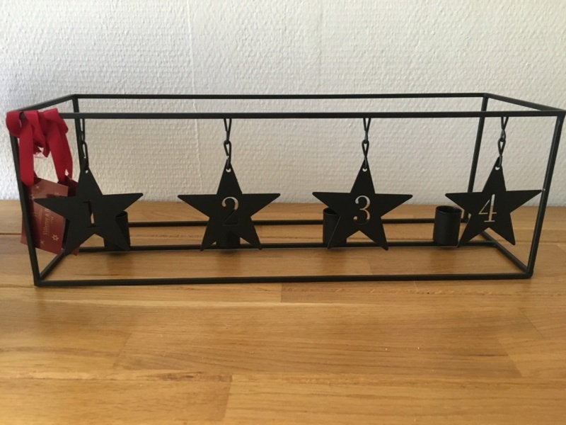 kerst Villeroy & Boch Christmas metalen advent-kaarsenhouder, Ophalen of Verzenden, Nieuw