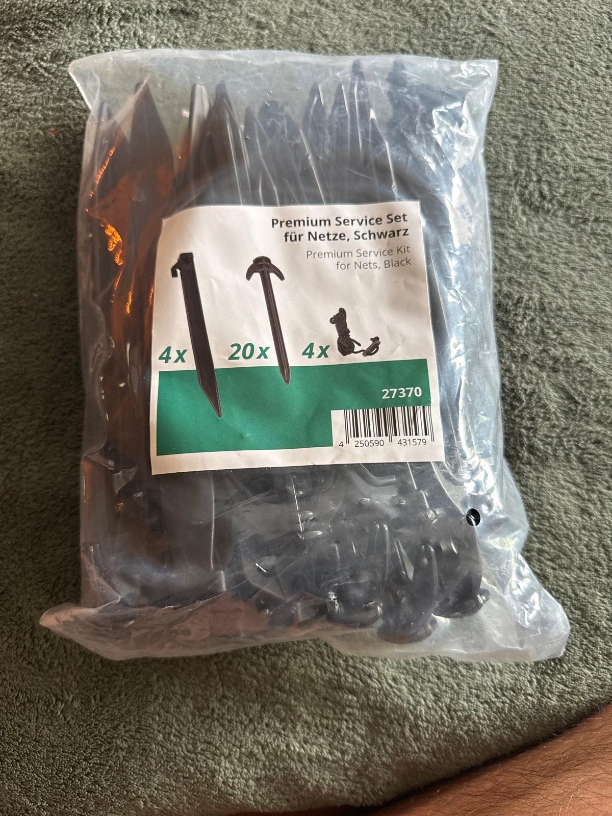 Premium Service Kit voor Netten, Zwart - Nieuw, Tuin en Terras, Tuinhekken en Hekwerk, Ophalen of Verzenden, Nieuw, Kunststof