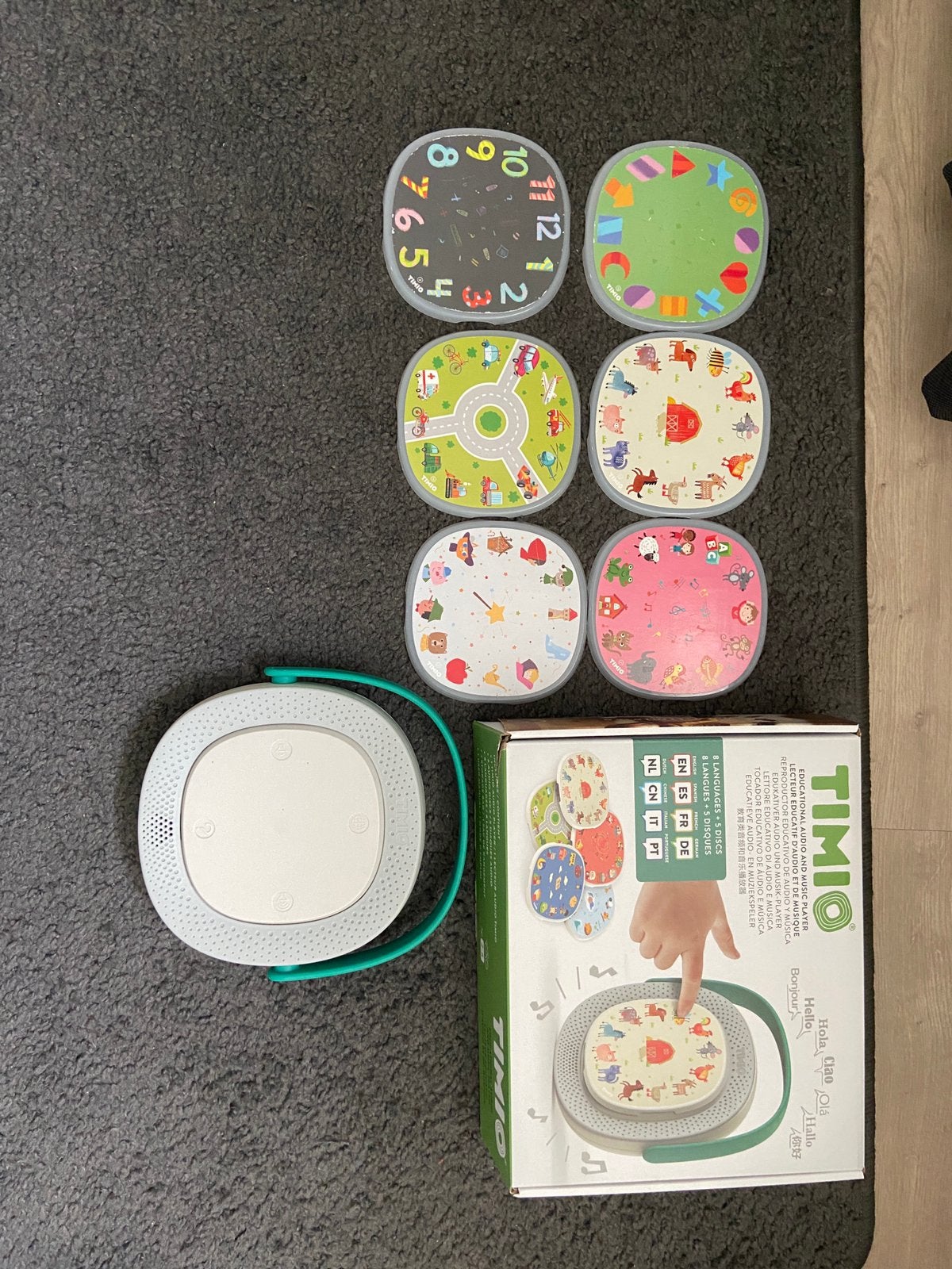Timio incl 15disc’s, Ophalen of Verzenden, Zo goed als nieuw, Elektronica, Met licht