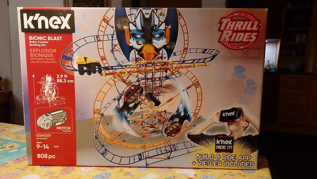 K'nex Bionic Blast Roller Coaster Bouwset, Kinderen en Baby's, Speelgoed | Bouwstenen, Ophalen of Verzenden, K'nex