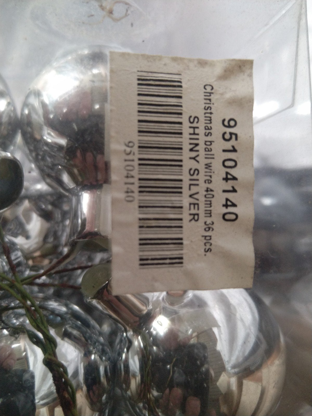 kerstballen 40 mm zilver glas, per 3, Ophalen of Verzenden