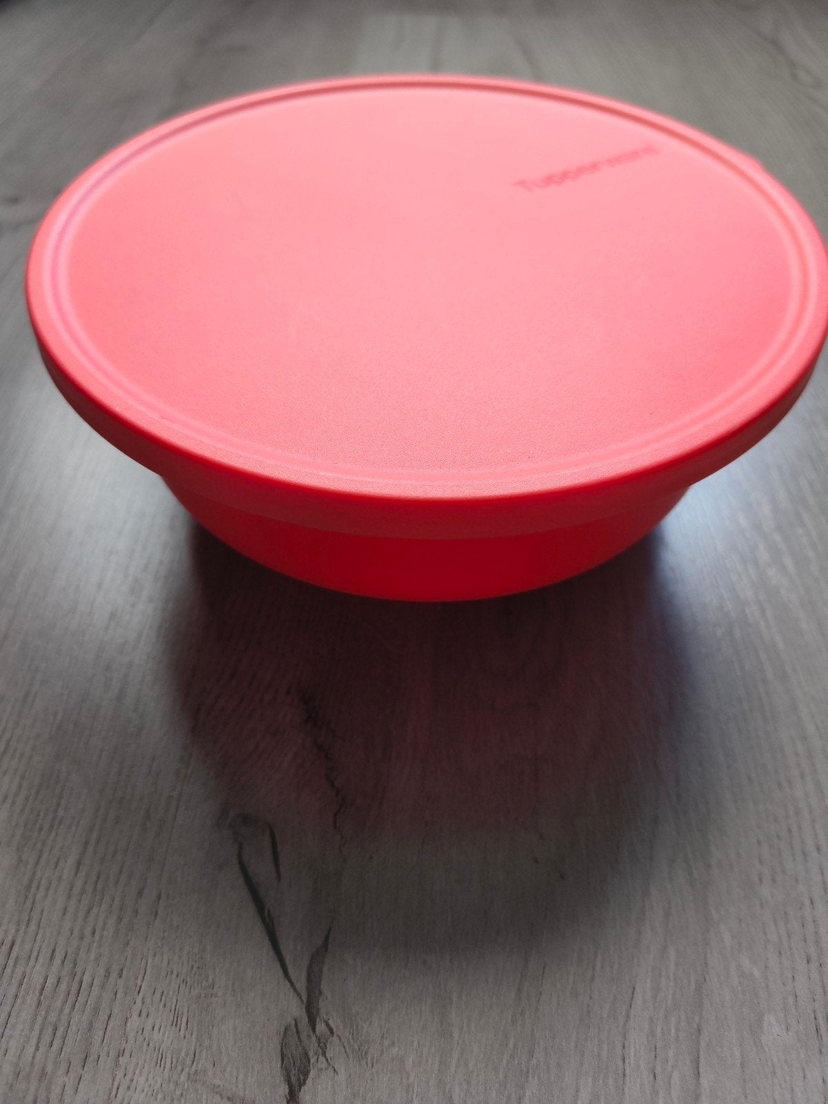 Tupperware Aloha Kom 1 Liter - Koraalrood, Ophalen of Verzenden, Zo goed als nieuw, Luchtdicht, Bak of Kom