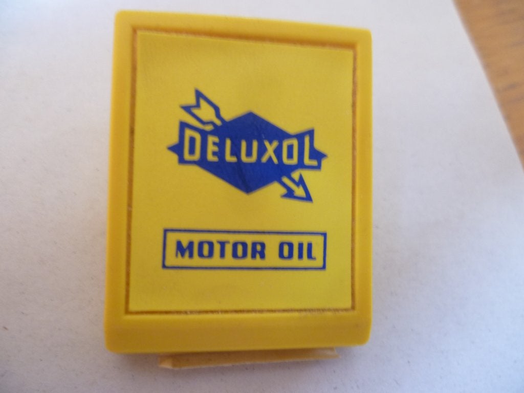 Reclame Paperclip Deluxol Motor Olie ca. 50jaar oud nieuwsta, Verzamelen, Ophalen of Verzenden, Nieuw, Gebruiksvoorwerp