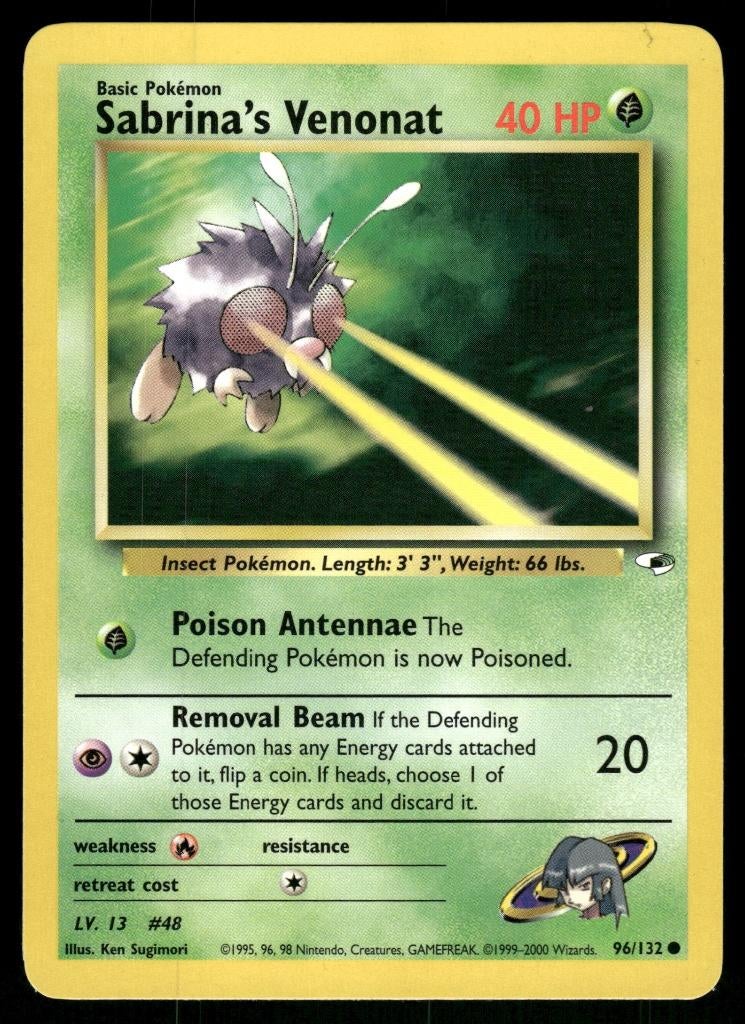 Sabrina's Venonat 96/132 - Gym Heroes (NM), Verzenden, Gebruikt