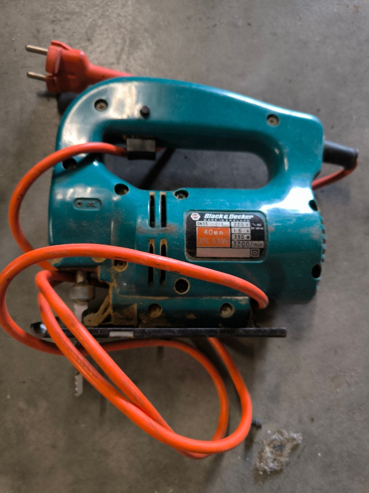 Black & Decker Decoupeerzaag - 330W, 40mm zaagdiepte, Ophalen, Gebruikt, Decoupeerzaag, Black & Decker