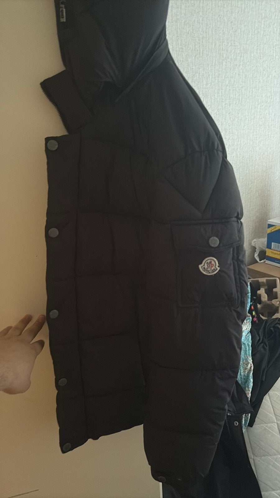 Canada goose en moncler jas heren M, Ophalen of Verzenden, Zo goed als nieuw, Zwart