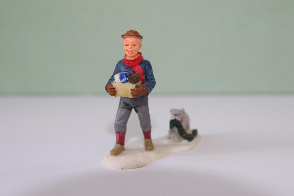 Delivery Boy Lemax kerstdorp, Diversen, Kerst, Ophalen of Verzenden, Gebruikt