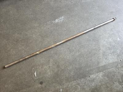 Schroefas rvs 121 cm diameter 25 mm, Watersport en Boten, Niet ingevuld, Gebruikt, Niet ingevuld, Niet ingevuld