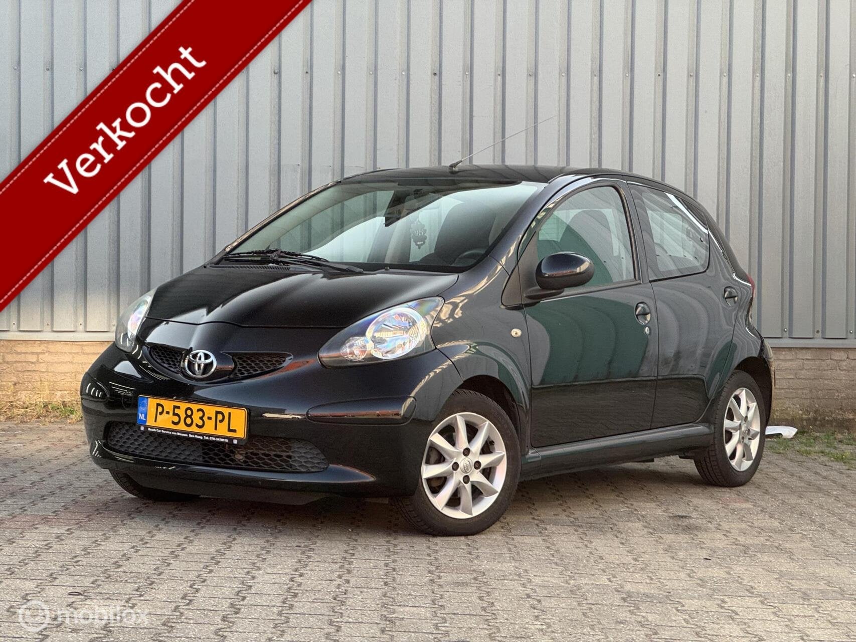 Toyota Aygo 1.0-12V + | Airco | 5DRS | LMV, Voorwielaandrijving, Stof, 4 stoelen, Bedrijf
