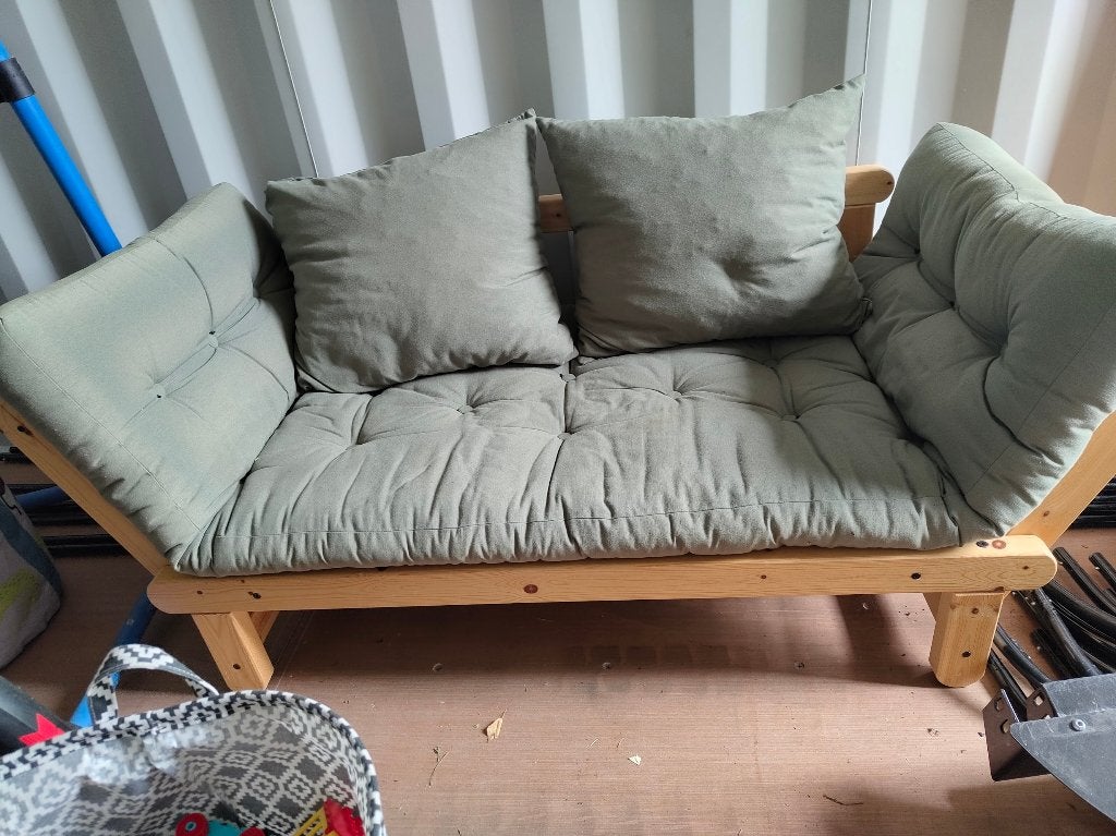 Karup design slaapbank, Huis en Inrichting, Banken | Bankstellen, Ophalen, Gebruikt, 150 tot 200 cm, Tweepersoons