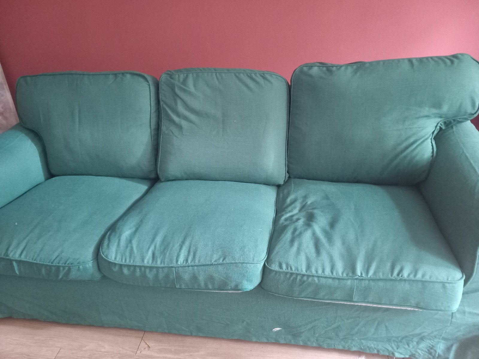 bank, Ophalen, Gebruikt, Driepersoons, 75 tot 100 cm