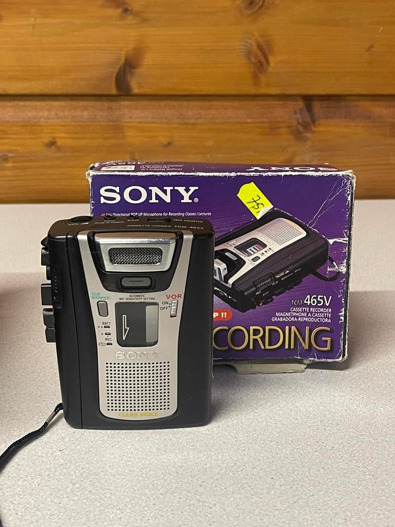 Sony TCM-465V, Ophalen of Verzenden, Zo goed als nieuw