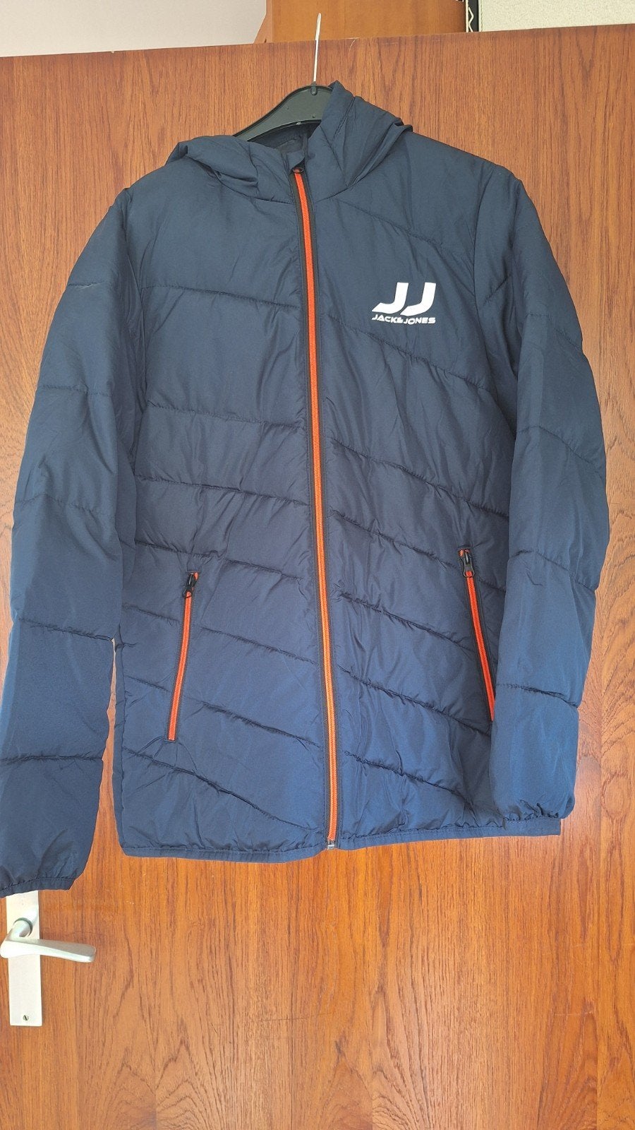 Jack & Jones herfst/winterjas maat 176, Ophalen, Zo goed als nieuw, Jas, Jongen