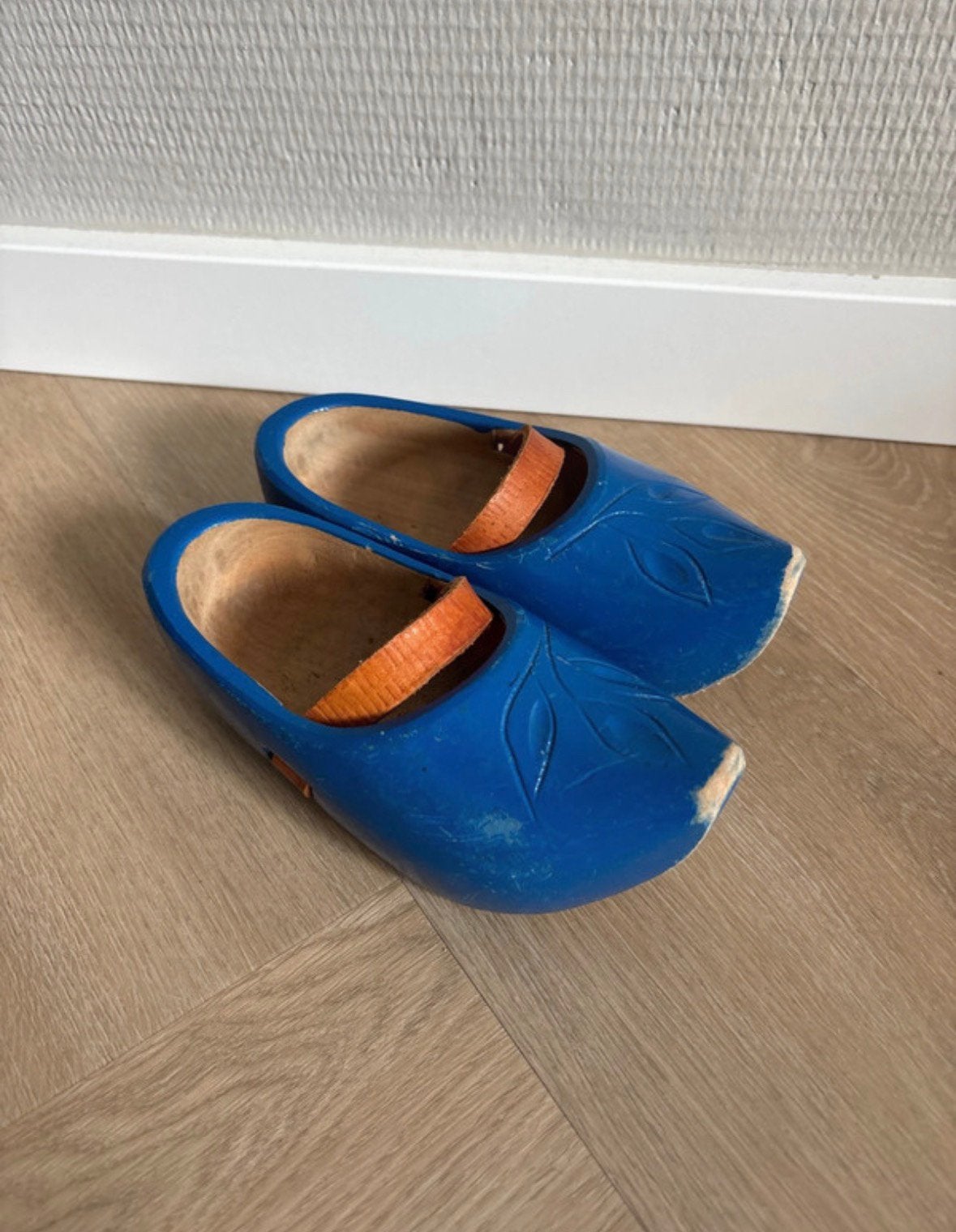 Kinderklompen maat 14 cm klompen kinderen blauw, Ophalen of Verzenden, Zo goed als nieuw, Overige typen