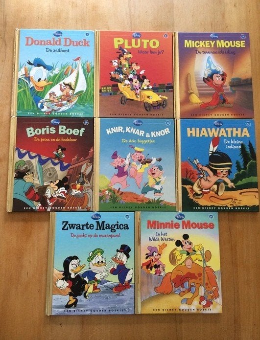 8x Disney Gouden Boekje, Gelezen, Walt Disney, Ophalen of Verzenden, Sprookjes