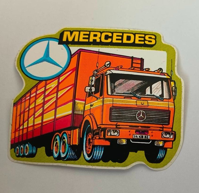Sticker Mercedes, Ophalen of Verzenden, Zo goed als nieuw, Auto of Motor