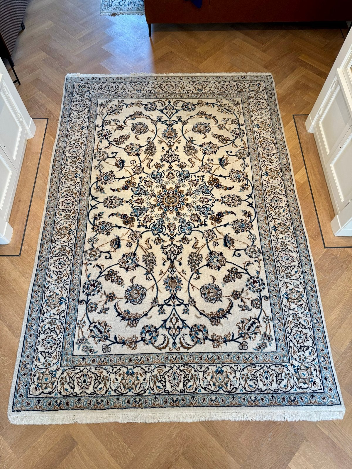 Prachtige handgeknoopte Nain, Perzisch tapijt (290 x 195 cm), Ophalen, 150 tot 200 cm, 200 cm of meer, Perzisch, oosters, Iraans, Nain, Tabriz, Kashan, Isfahan, Heriz