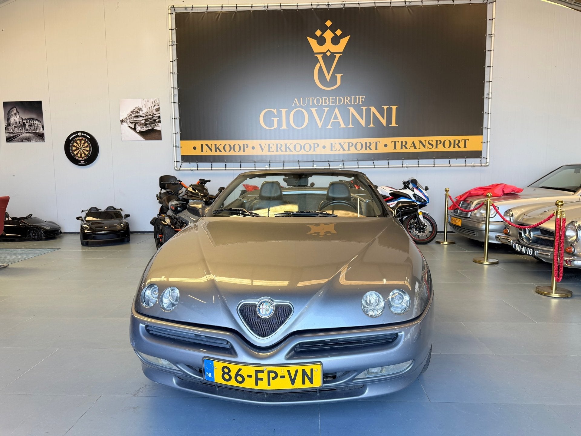 Alfa Romeo Spider 2.0-16V T.Spark L inruil mogelijk, Auto's, 1345 kg, Lederen bekleding, Gebruikt, Cabriolet