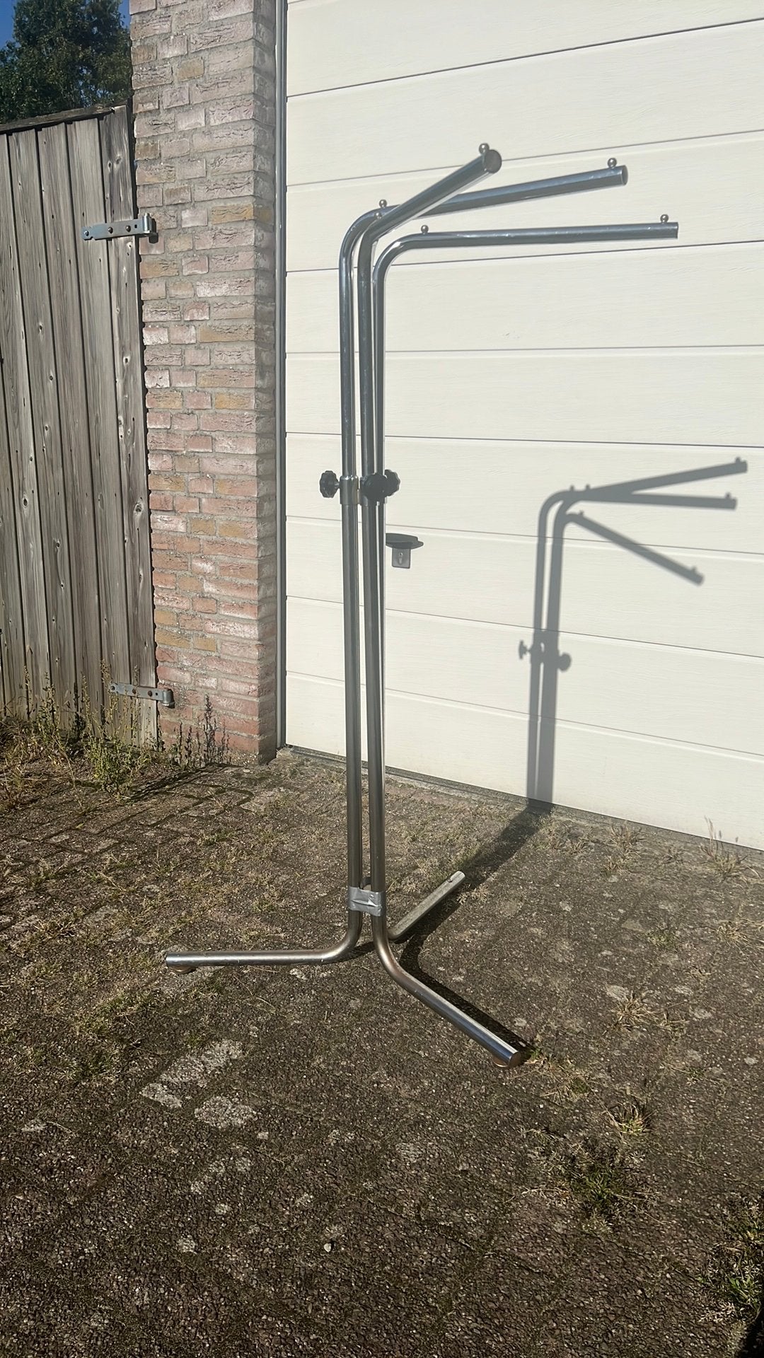 Kleding rek verstelbaar 3 armen, Ophalen, Zo goed als nieuw