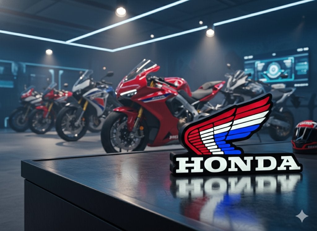 lightbox/lichtbak Honda, Verzamelen, ., Lichtbak of (neon) lamp, Ophalen of Verzenden, .