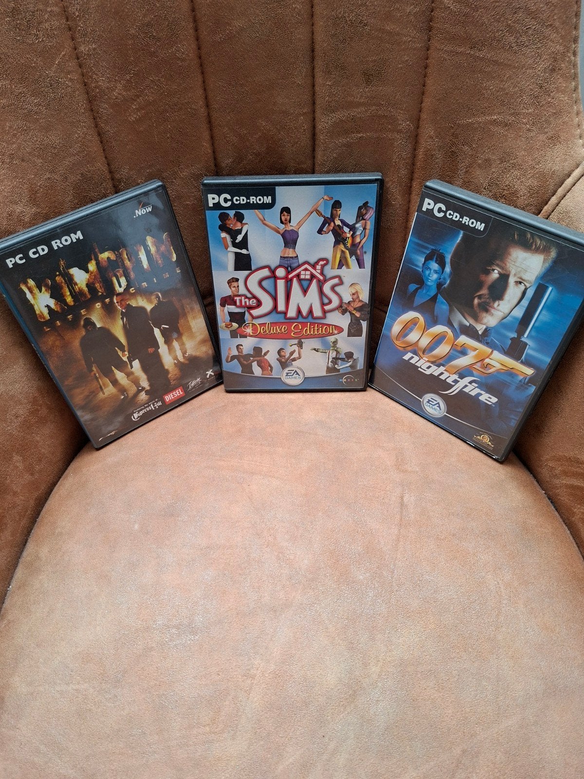 PC CD-ROM Games: The Sims, Kingpin, 007 Nightfire, Gebruikt, Overige genres, 1 speler, Ophalen of Verzenden
