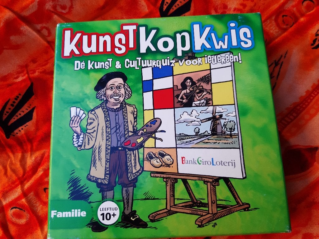 Kunstkoop Kwis van Bank Giro Loterij, Ophalen, Zo goed als nieuw, Een of twee spelers, Reisspel