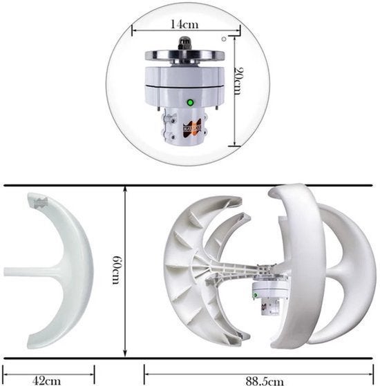 Windturbine - Windmolen - Windturbine Generator - Windenergi, Corvance B.V., Verzenden, Nieuw, Corvancebol@gmail.com