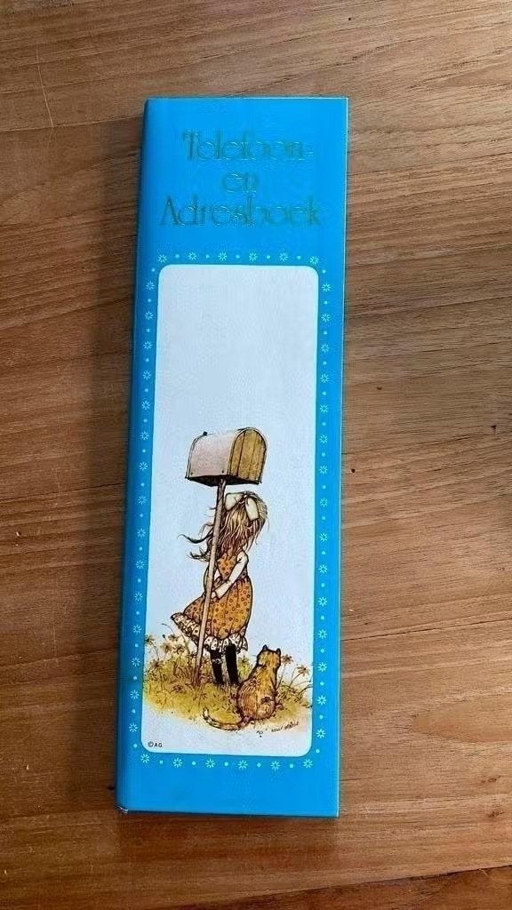 Holly hobbie telefoon en adresboek ( retro), Verzamelen, Retro, Ophalen of Verzenden, Huis en Inrichting