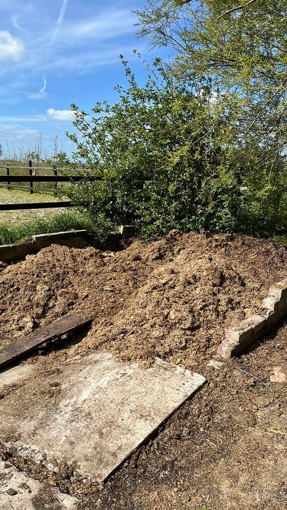 Gratis paardemes, Ophalen, Tuinaarde