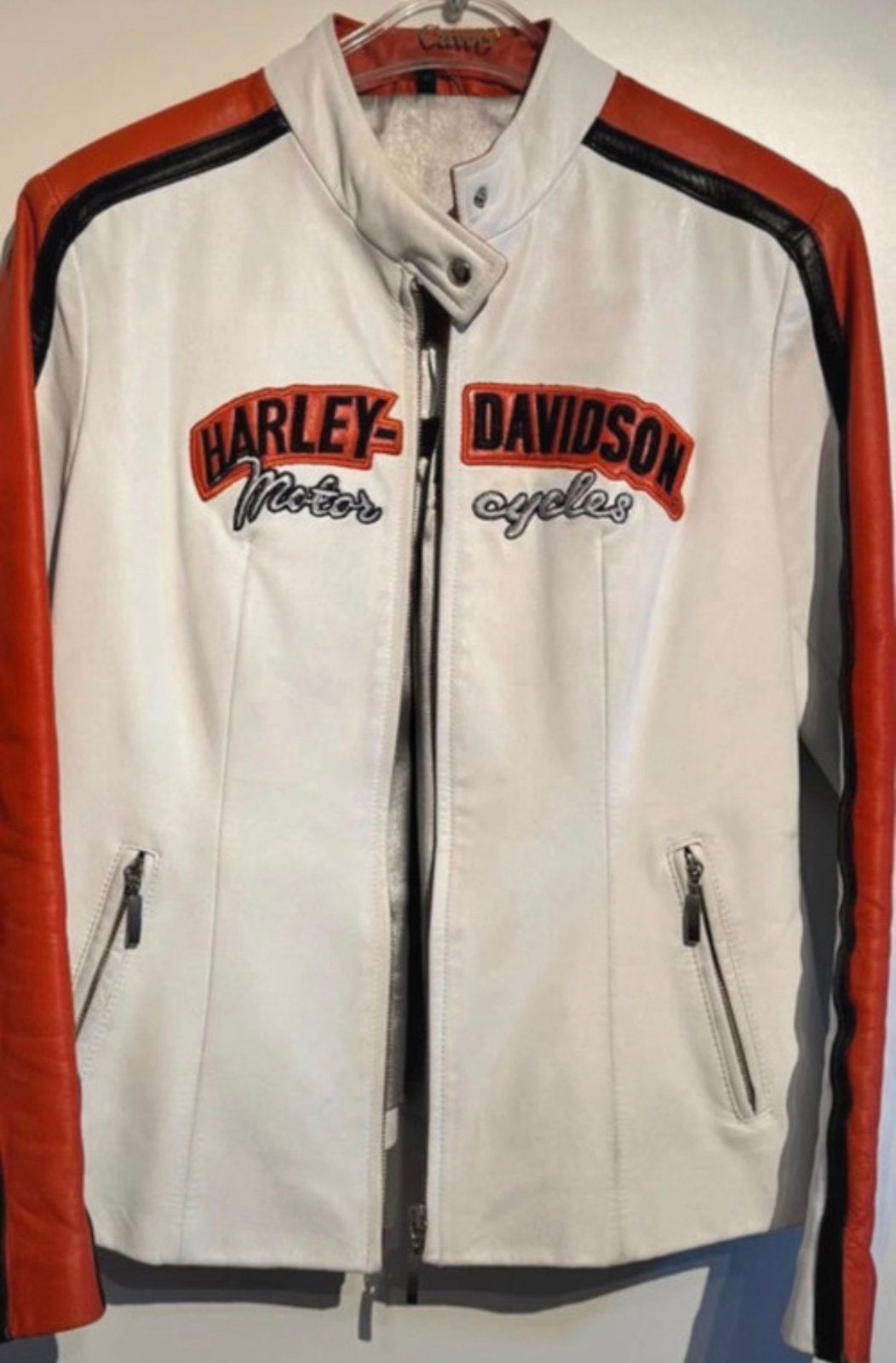 Harley Davidson Biker jacket ladies Size 42, Kleding | Heren, Ophalen of Verzenden, Zo goed als nieuw, Zwart