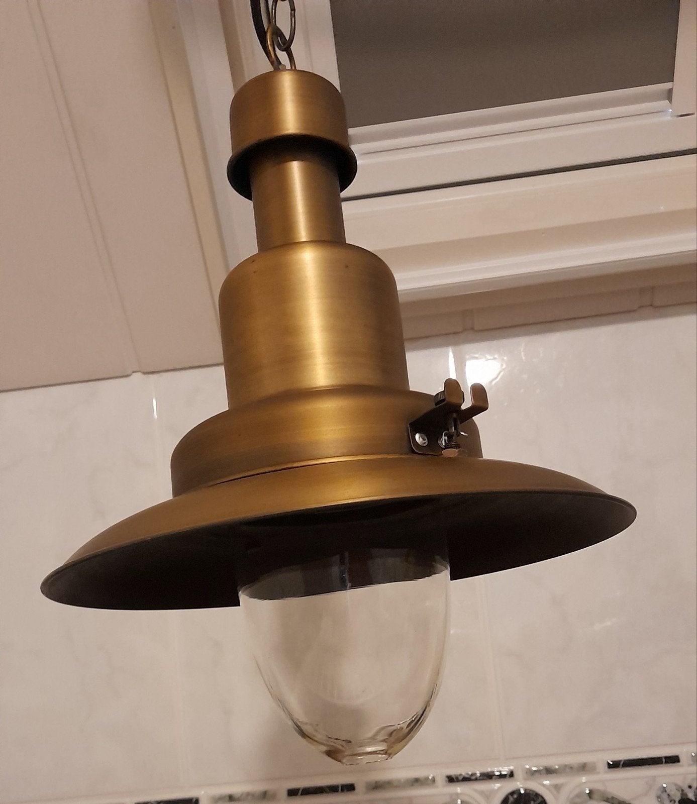 2 mooie hanglamp ( scheepslamp), Ophalen of Verzenden, Zo goed als nieuw