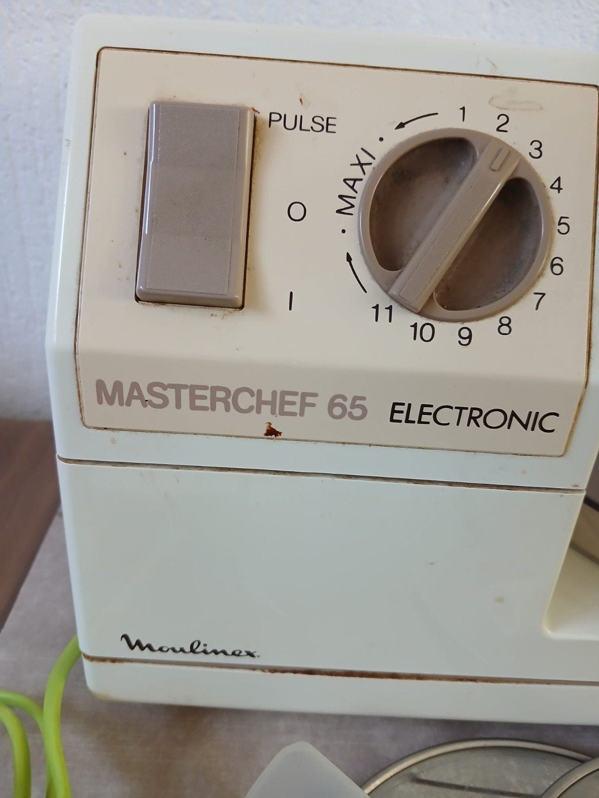 Moulinex Masterchef 65 Electronic Keukenmachine, Witgoed en Apparatuur, Keukenmixers, Gebruikt, 2 tot 3 liter, 3 snelheden of meer