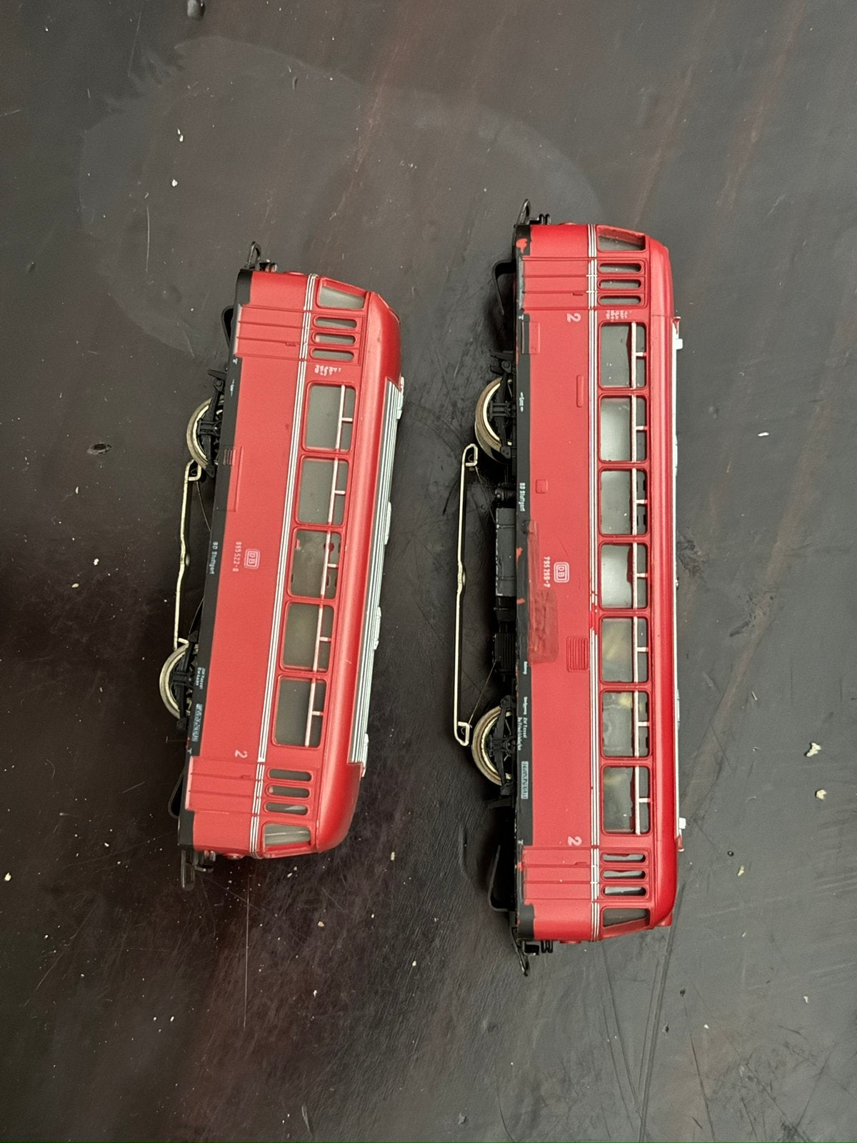 Marklin schienenbus 3016+4018 bijwagon | 1/87 h0, Wisselstroom, Gebruikt, Locomotief, Ophalen of Verzenden