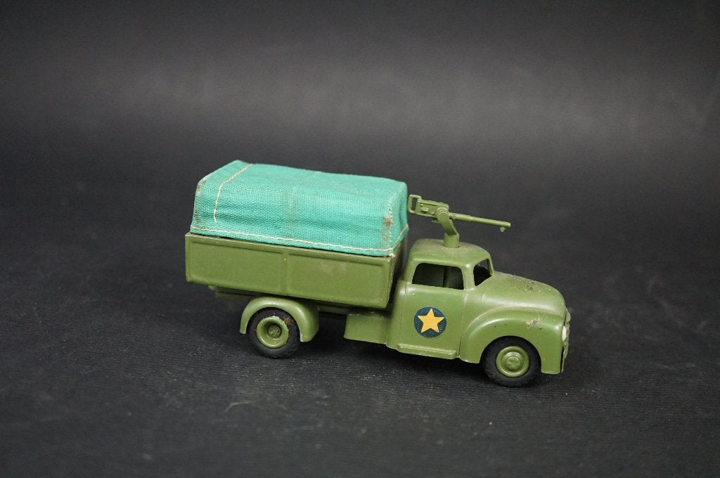 Tekno Vilmer militaire vrachtwagen - TOP vintage, Antiek en Kunst, Antiek | Speelgoed, Ophalen of Verzenden