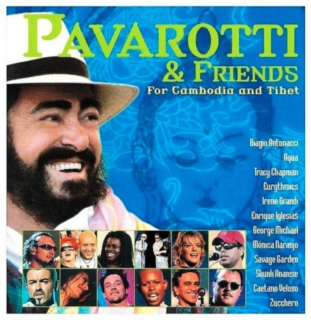 CD+DVD  PAVAROTTI & FRIENDS - For Cambodia & Tibet, Ophalen of Verzenden, Gebruikt
