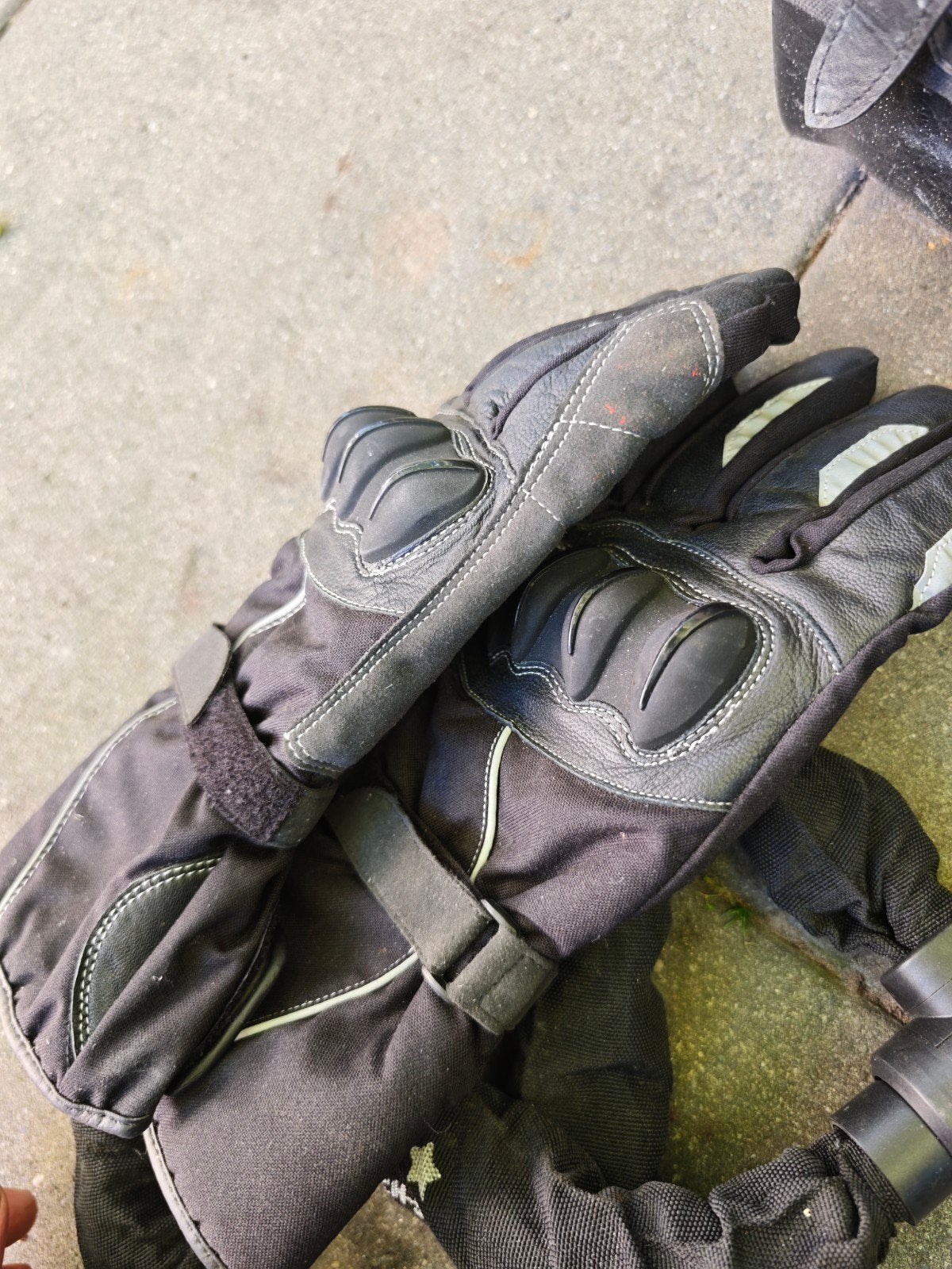 Motor/brommer slot/handschoenen en tas, Fietsen en Brommers, Ophalen of Verzenden, Handschoenen