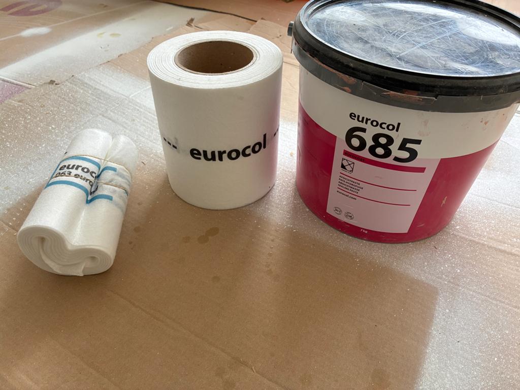 Eurocol afdichtingsset voor de badkamer, Ophalen, Zo goed als nieuw