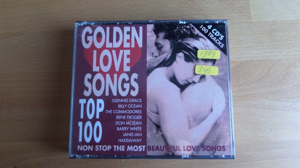 Golden Love Songs Top 100 in een 4 cd box 1787, Ophalen of Verzenden, Zo goed als nieuw, Pop