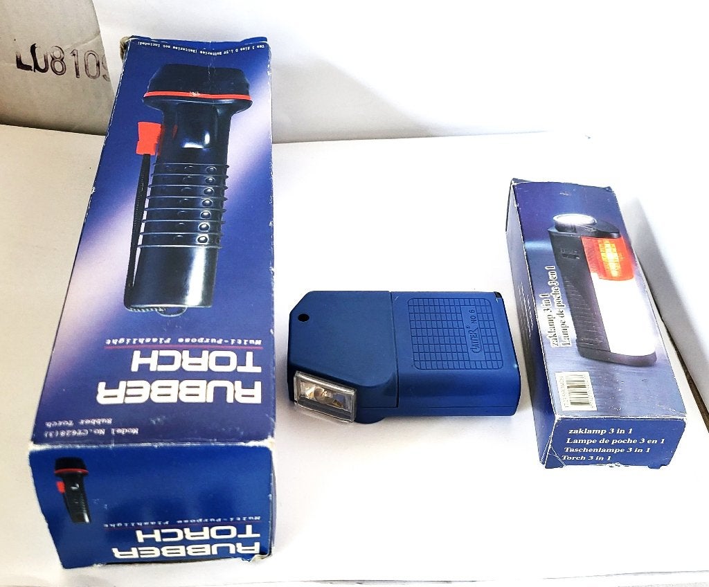 Retro Vintage Zaklampen Looplamp HANDLAMP om te knutselen, Ophalen of Verzenden, Batterij