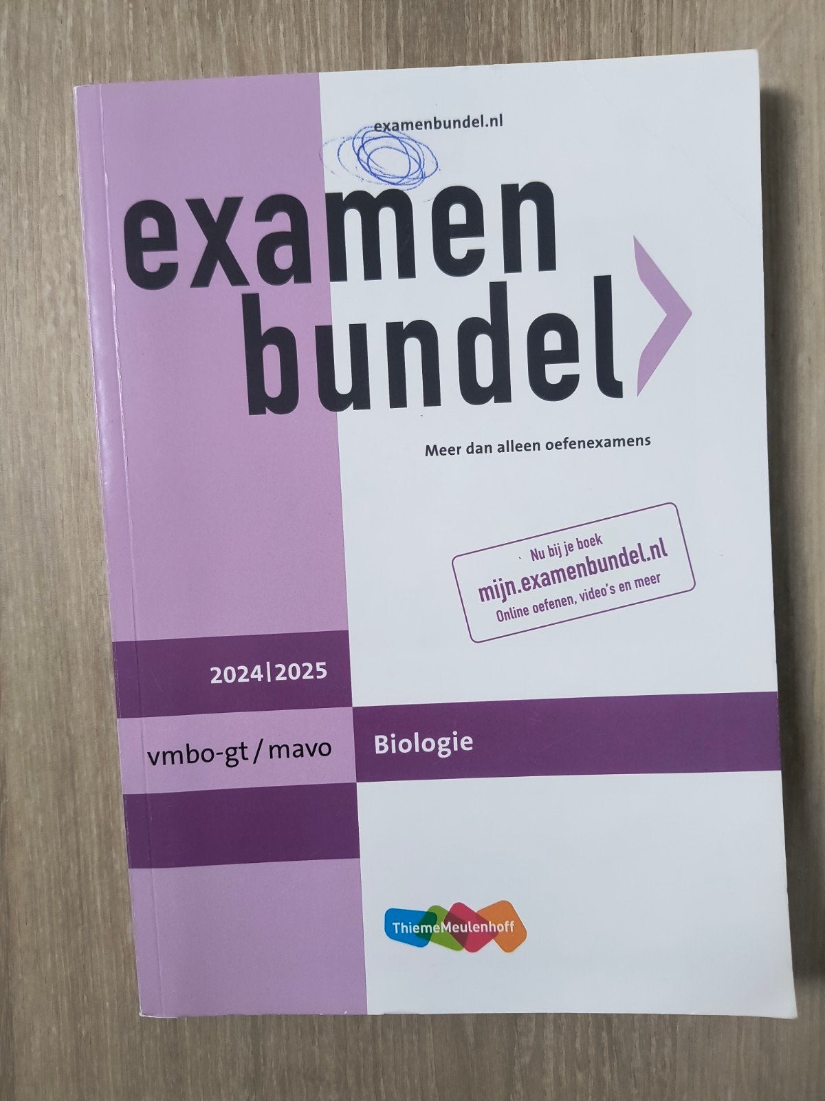 examenbundel Biologie vmbo-gt / vmbo-tl, Boeken, Ophalen of Verzenden, Zo goed als nieuw, VMBO, Biologie