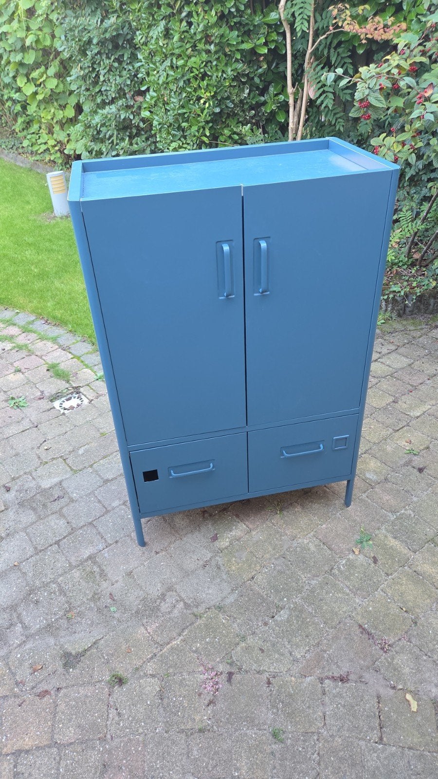 IKEA Idåsen metalen kast - Blauw (80x47x119cm), Ophalen, Gebruikt