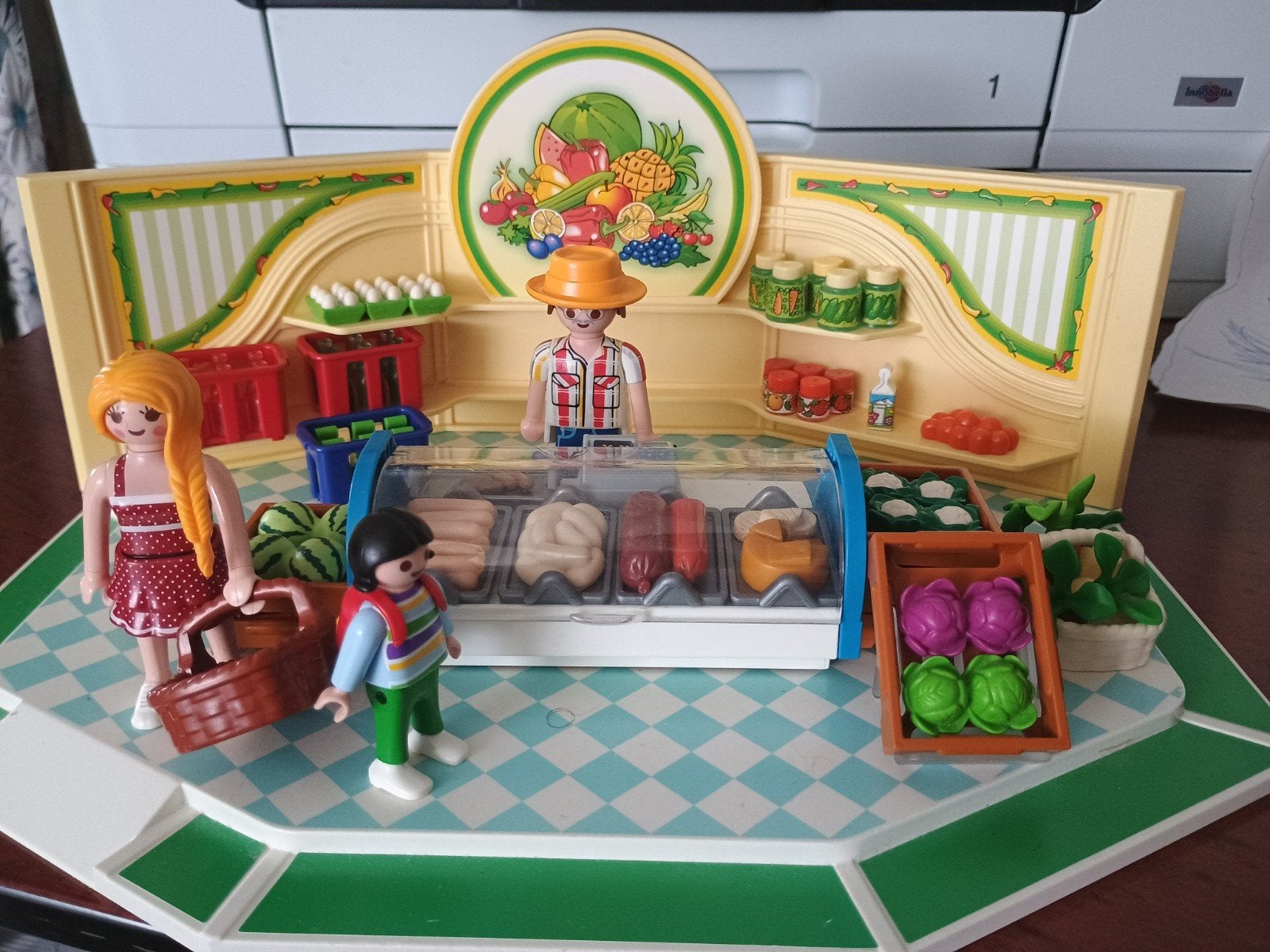 Playmobil groentewinkel/kruidenier, Ophalen of Verzenden, Zo goed als nieuw, Complete set