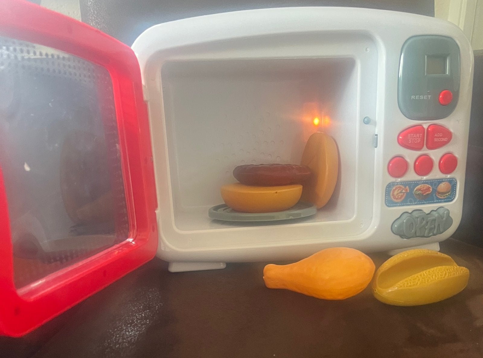 Kinder magnetron, Kinderen en Baby's, Speelgoed | Speelkeukens, Ophalen, Gebruikt, Kunststof